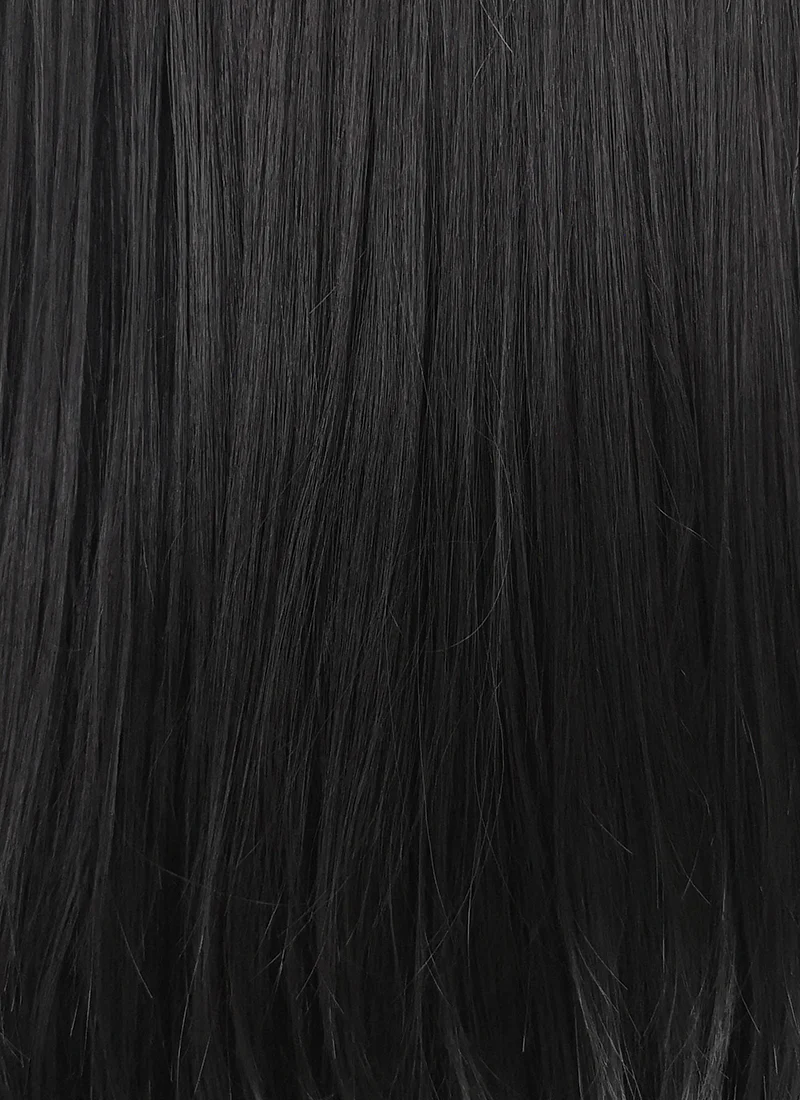 Marvel X-Men Lilith Cosplay Long Straight Jet Black Lace Front Wig LF002 - Image 7