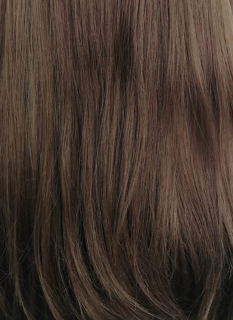 Disney Beauty and the Beast Belle Long Straight Brown Lace Front Synthetic Hair Wig LF006 - Image 7