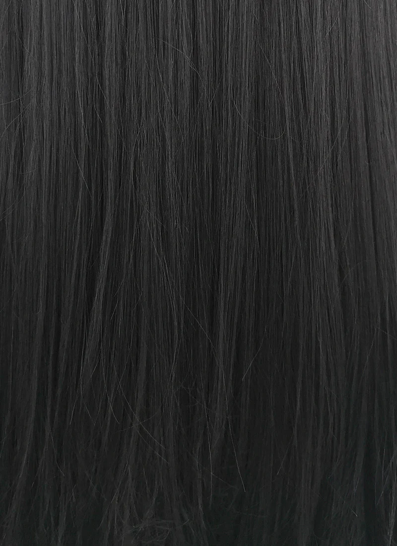 Marvel Alpha Flight Talisman Cosplay Long Straight Jet Black Lace Front Wig LF327 - Image 7