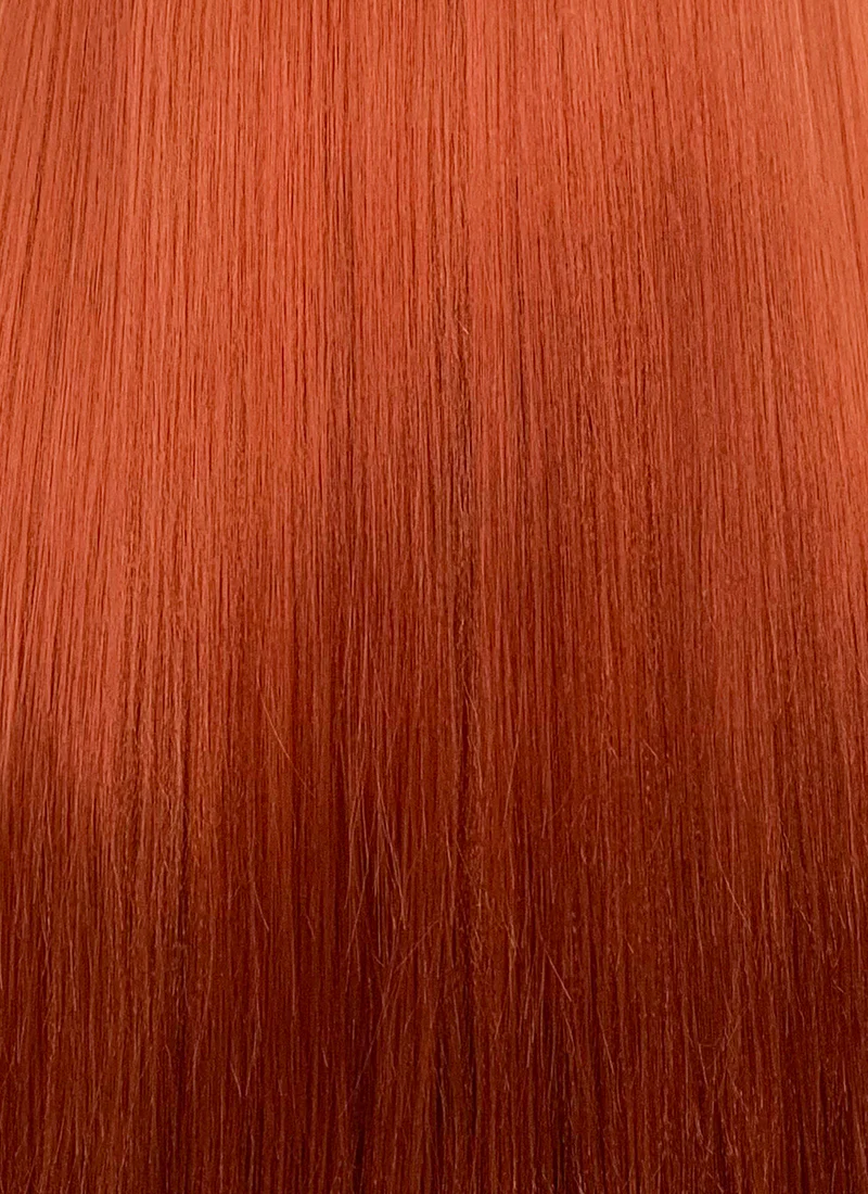Disney Gravity Falls Wendy Long Straight Yaki Reddish Orange Lace Front Synthetic Hair Wig LF624 - Image 10