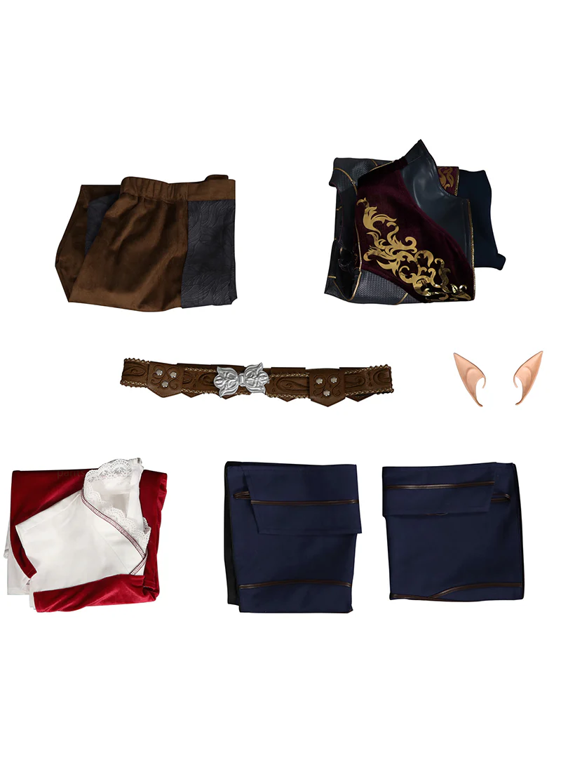 Baldur's Gate 3 Astarion Anime Cosplay Costume Outfit Full Set CS792 - Image 19
