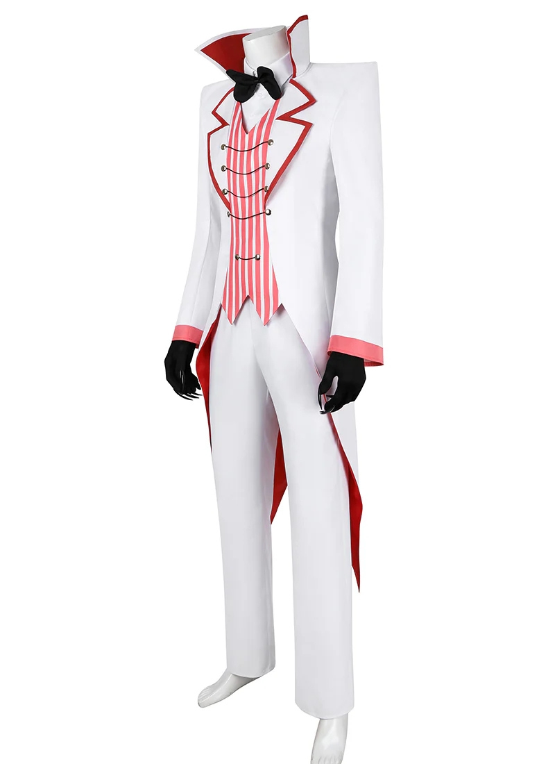 Hazbin Hotel The Devil Lucifer Morningstar Cosplay Costume Outfit Full Set CS795 - Image 4