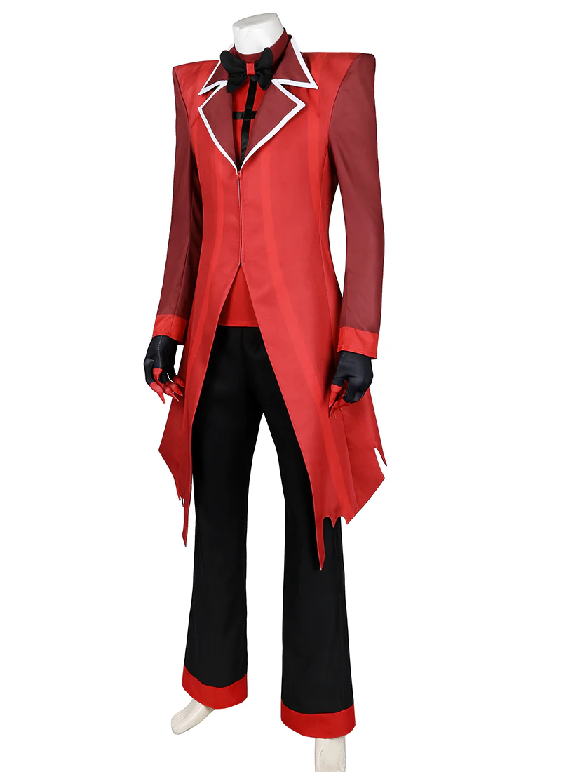 Hazbin Hotel The Radio Demon Alastor Cosplay Costume Outfit Full Set CS796 - Image 4