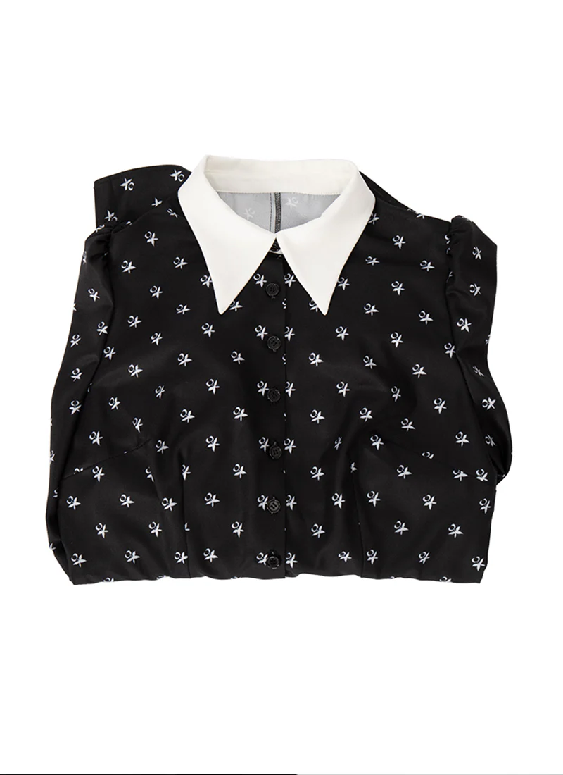 Wednesday Addams Cosplay Costume Dress CS797 - Image 12