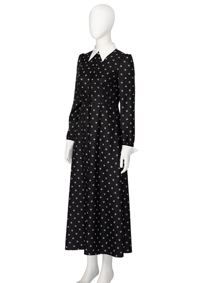 Wednesday Addams Cosplay Costume Dress CS797 - Image 5