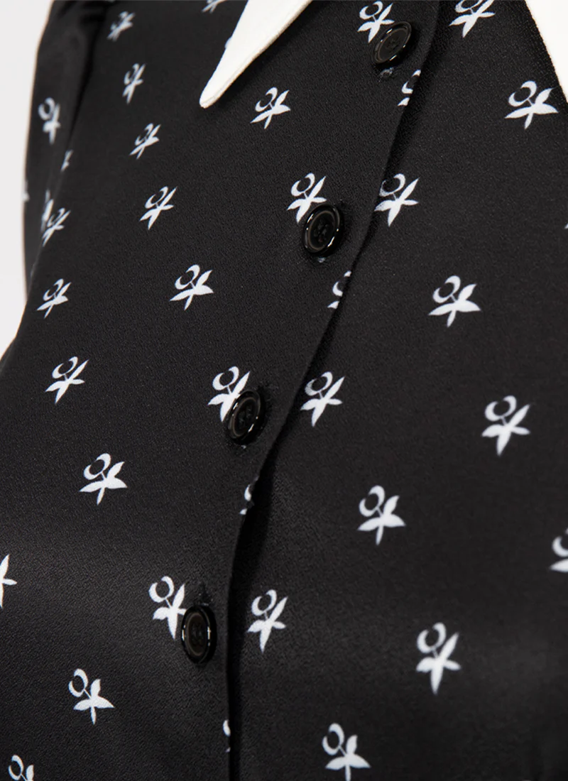 Wednesday Addams Cosplay Costume Dress CS797 - Image 9