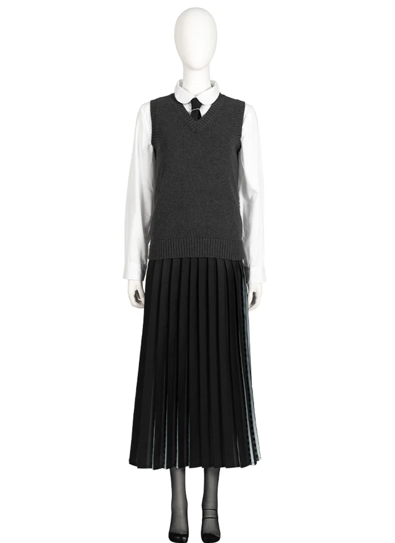Wednesday Addams Nevermore Academy School Uniform Cosplay Costume Outfit Full Set CS798 - Image 7