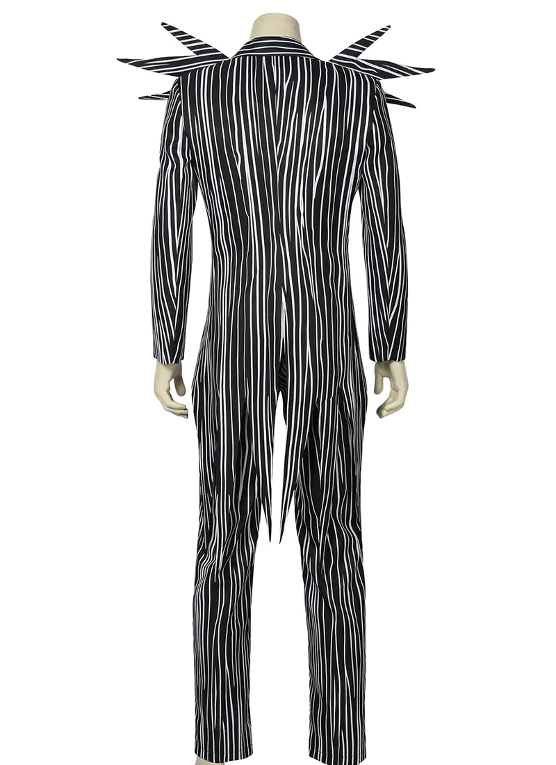 The Nightmare Before Christmas Jack Skellington Cosplay Costume Outfit Full Set CS801 - Image 6