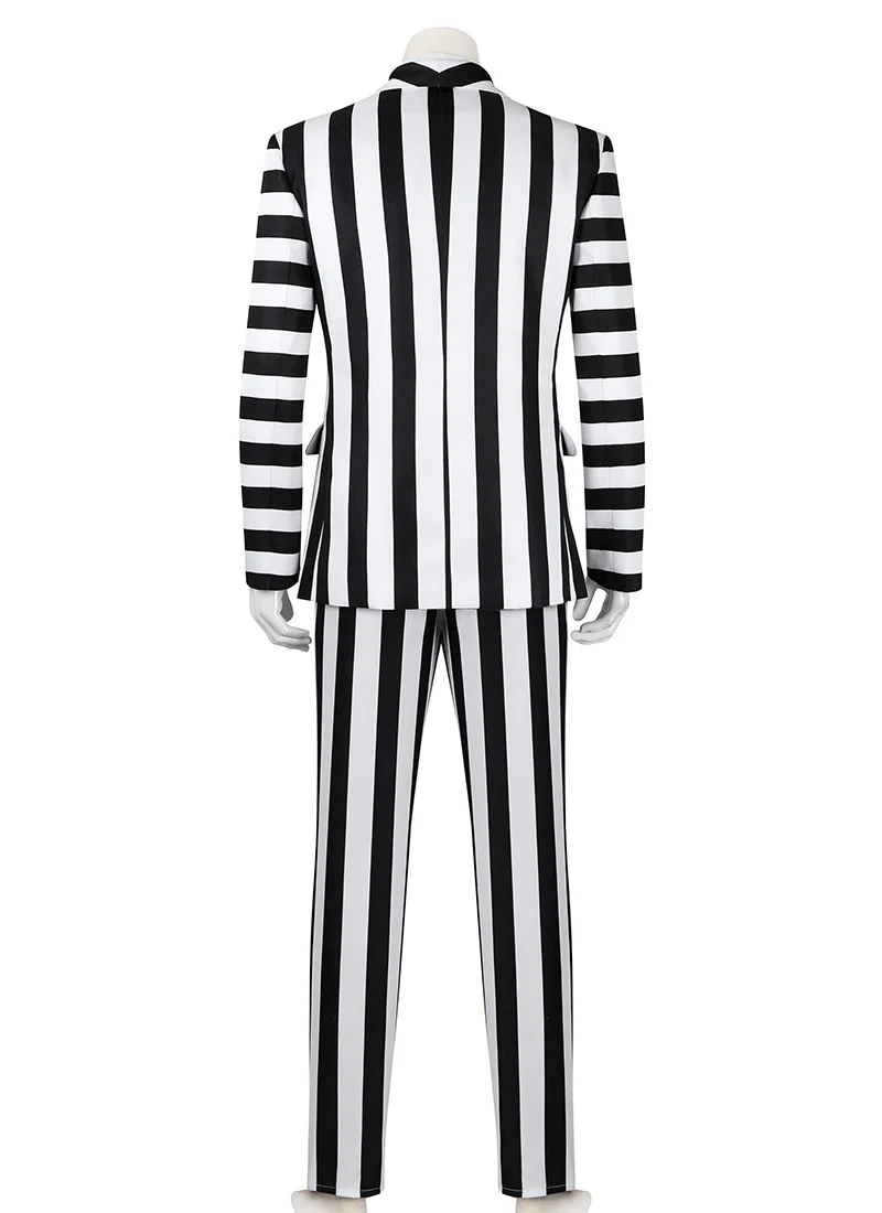 Beetlejuice 2 Beetlejuice Cosplay Costume Outfit Full Set CS802 - Image 6