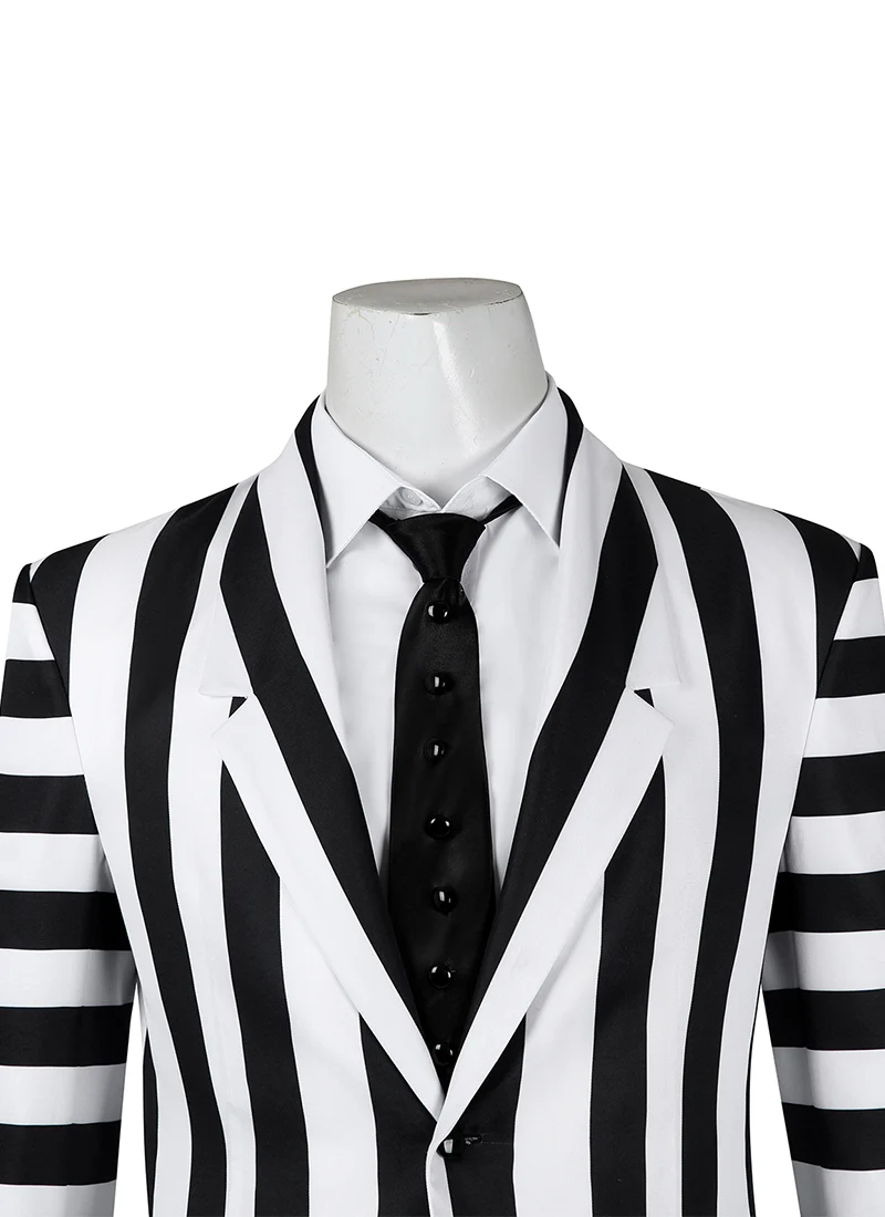Beetlejuice 2 Beetlejuice Cosplay Costume Outfit Full Set CS802 - Image 7