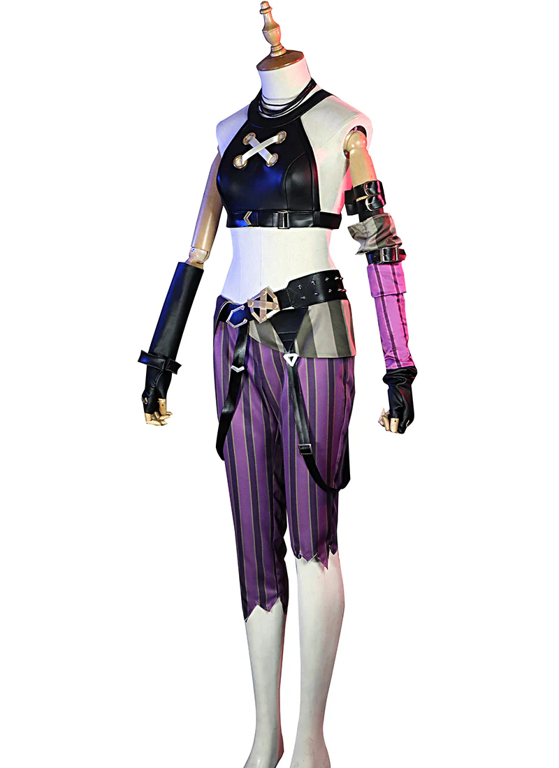 Arcane: League of Legends LOL Jinx Cosplay Costume Outfit Full Set CS810 - Image 4