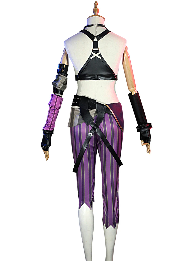 Arcane: League of Legends LOL Jinx Cosplay Costume Outfit Full Set CS810 - Image 5