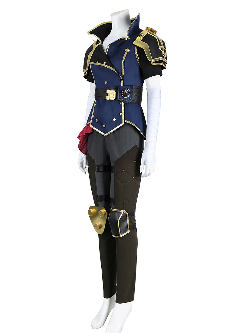 Arcane: League of Legends LOL Vi Cosplay Costume Outfit Full Set CS812 - Image 4