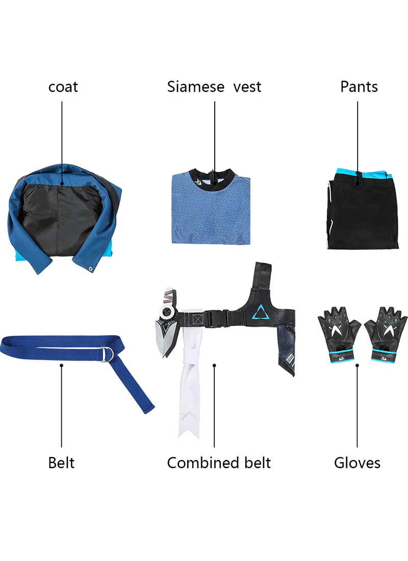 Valorant Jett Cosplay Costume Outfit Full Set CS819 - Image 11