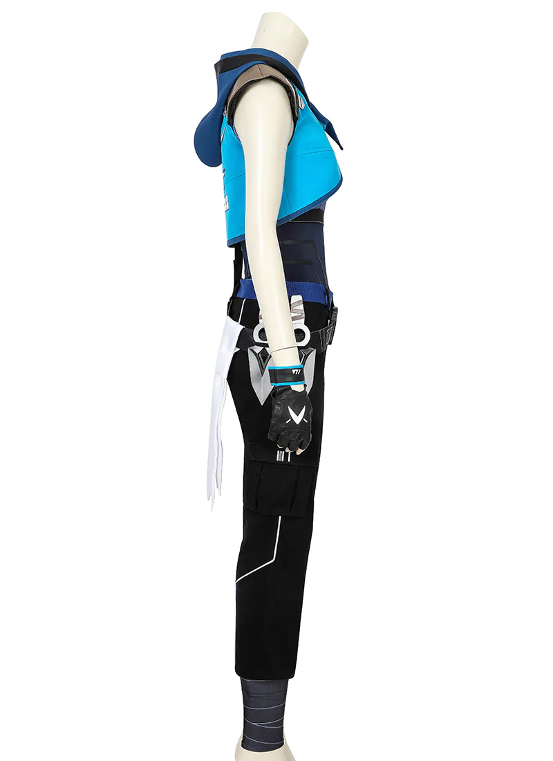 Valorant Jett Cosplay Costume Outfit Full Set CS819 - Image 5