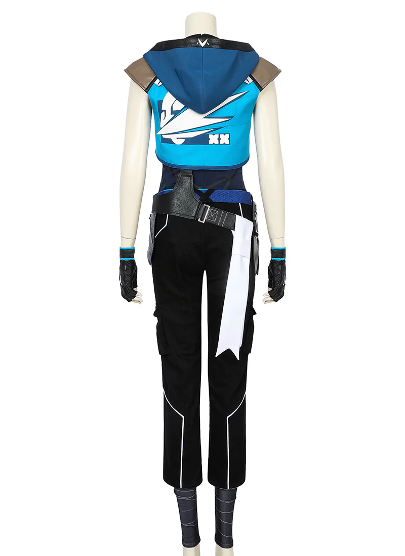 Valorant Jett Cosplay Costume Outfit Full Set CS819 - Image 6