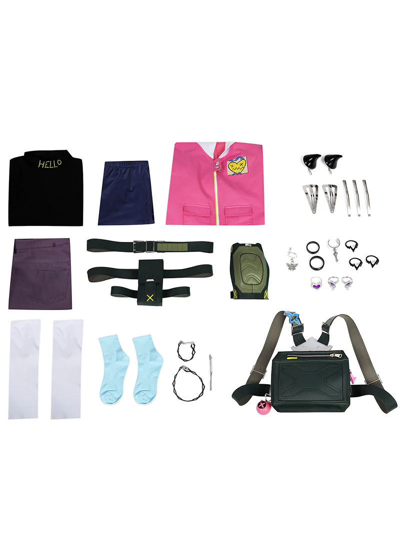 Valorant Clove Cosplay Costume Outfit Full Set CS820 - Image 9