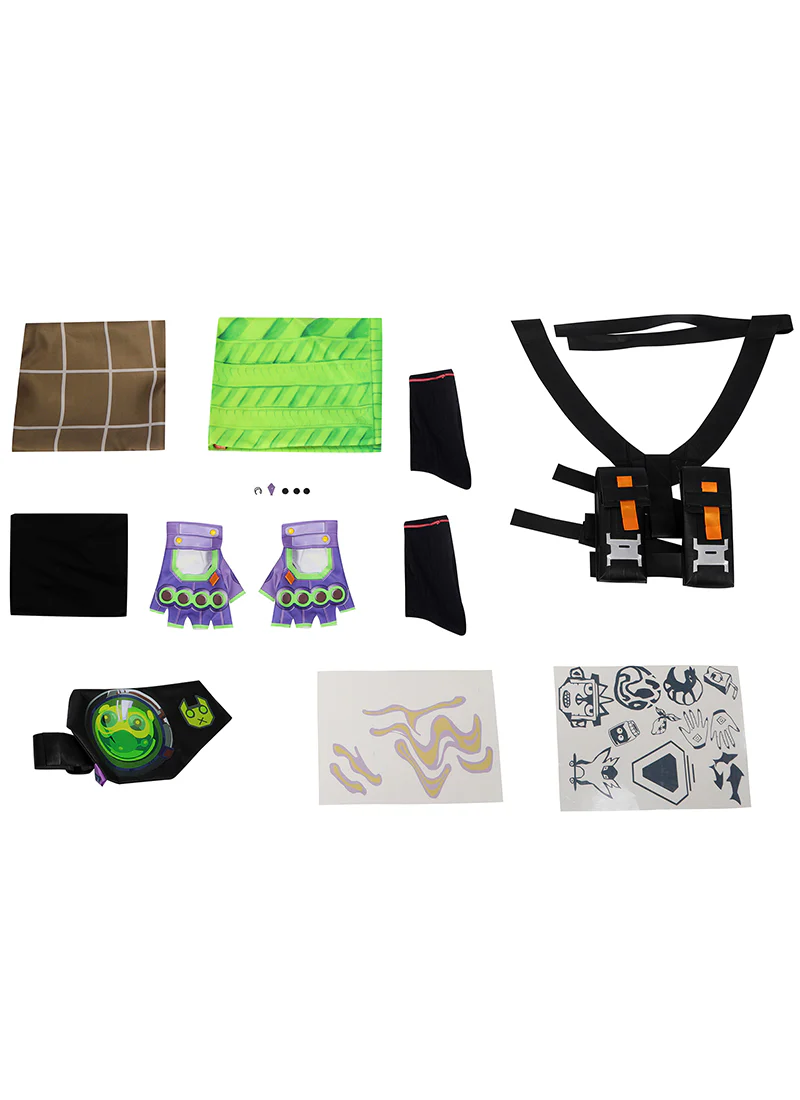 Valorant Gekko Cosplay Costume Outfit Full Set CS821 - Image 9