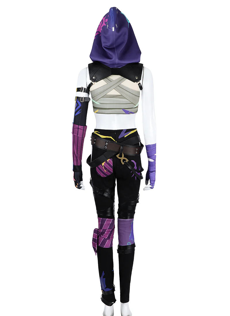 Arcane: League of Legends LOL Jinx Cosplay Costume Outfit Full Set CS822 - Image 3