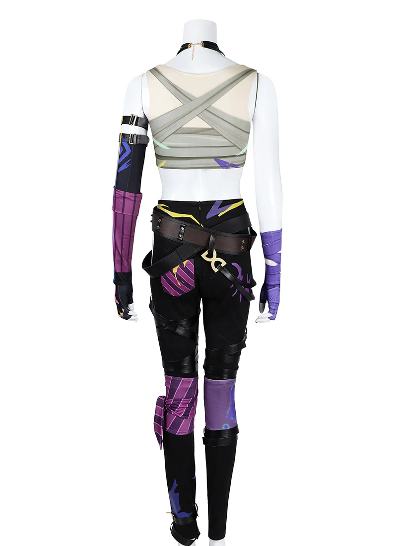 Arcane: League of Legends LOL Jinx Cosplay Costume Outfit Full Set CS822 - Image 5