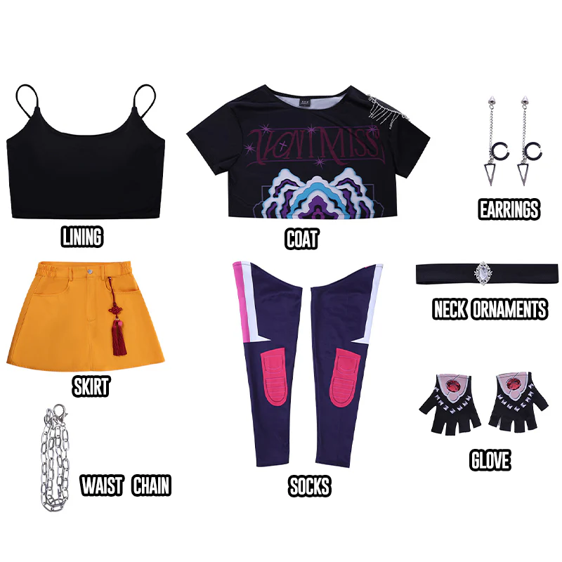 KPop Demon Hunters Mira Cosplay Costume Outfits CS842 - Image 8