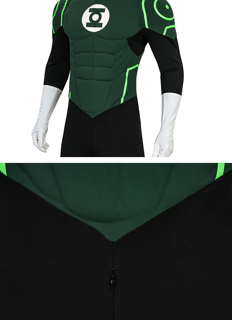 Green Lantern Cosplay Costume Outfits CS896 - Image 10