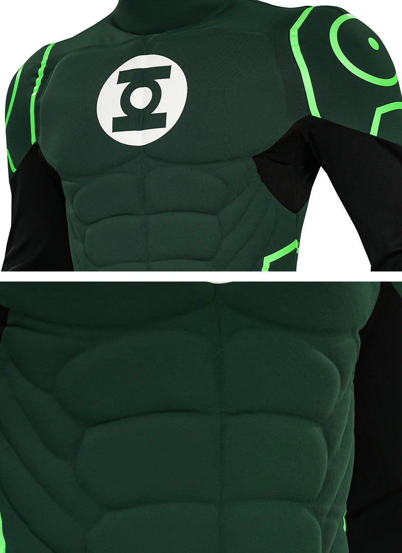 Green Lantern Cosplay Costume Outfits CS896 - Image 12
