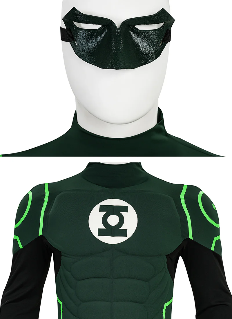 Green Lantern Cosplay Costume Outfits CS896 - Image 8
