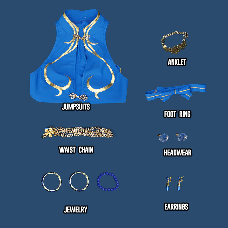 Street Fighter 6 Chun-Li Cosplay Costume Outfits CS899 - Image 20