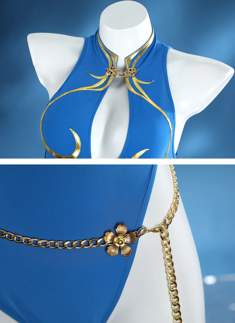 Street Fighter 6 Chun-Li Cosplay Costume Outfits CS899 - Image 8