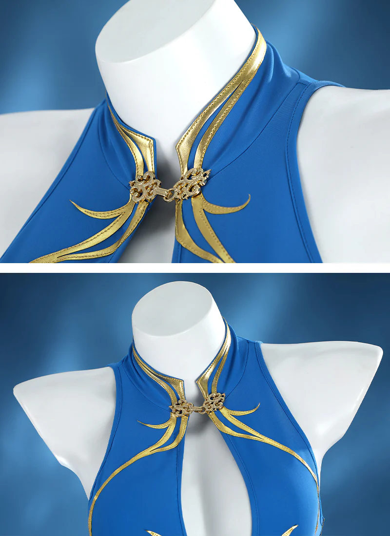 Street Fighter 6 Chun-Li Cosplay Costume Outfits CS899 - Image 9