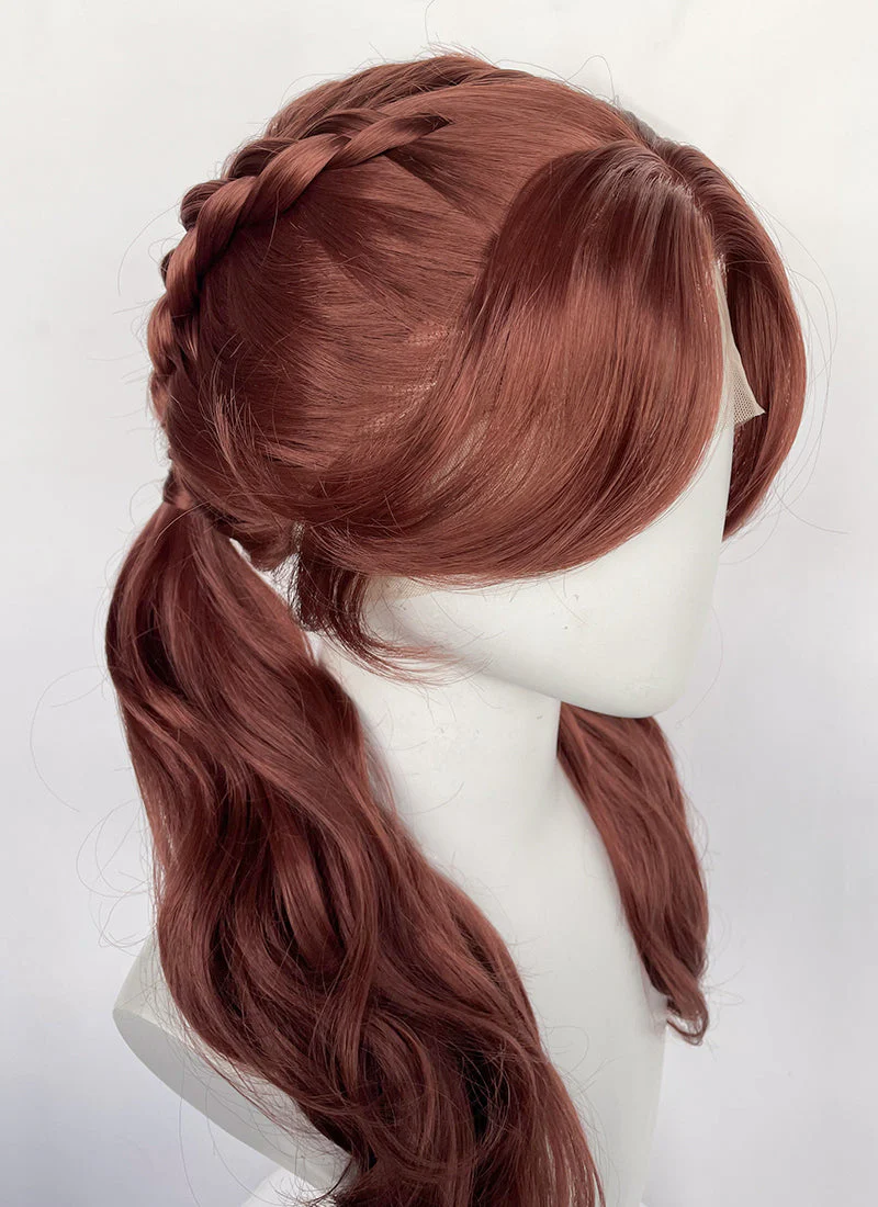 Clair Obscur: Expedition 33 Maelle Auburn Braided Lace Front Synthetic Wig LF2189 - Image 10