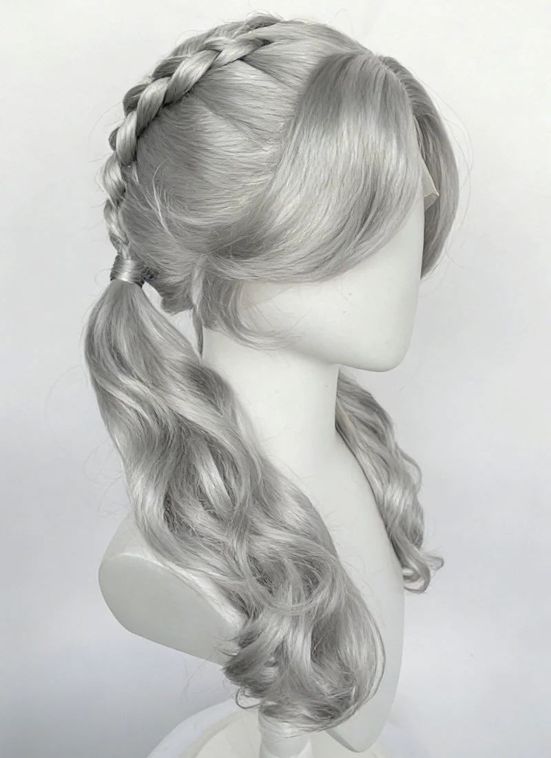 Clair Obscur: Expedition 33 Maelle Auburn Braided Lace Front Synthetic Wig LF2189 - Image 4