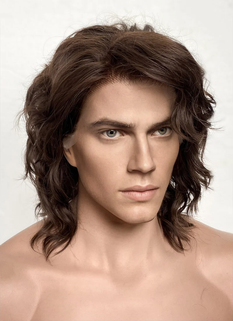Star Wars Anakin Skywalker Darth Vader Wavy Brunette Lace Front Wig Men's LF407GA - Image 5