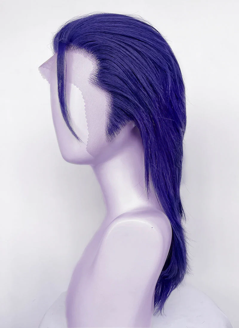 Critical Role The Mighty Nein Mollymauk Tealeaf Purple Straight Lace Front Synthetic Men's Wig LF8091 - Image 3