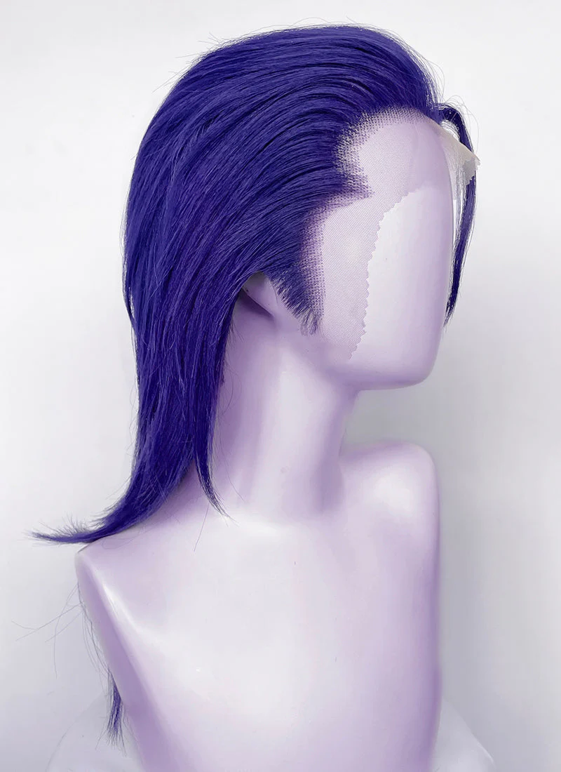 Critical Role The Mighty Nein Mollymauk Tealeaf Purple Straight Lace Front Synthetic Men's Wig LF8091 - Image 4