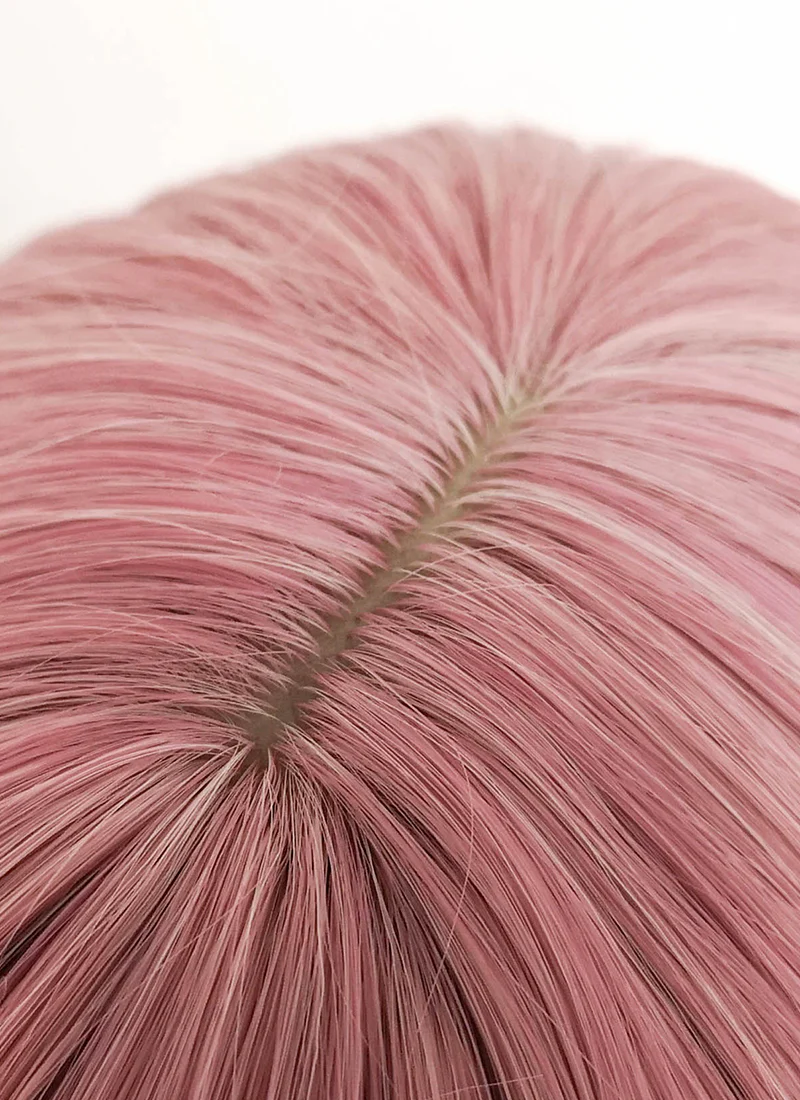 Medium Wavy Pink Bob Cosplay Wig NS063 - Image 5