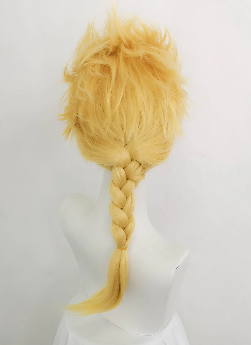 JoJo's Bizarre Adventure Giorno Giovanna Long Blonde Cosplay Wig TB1629 - Image 5