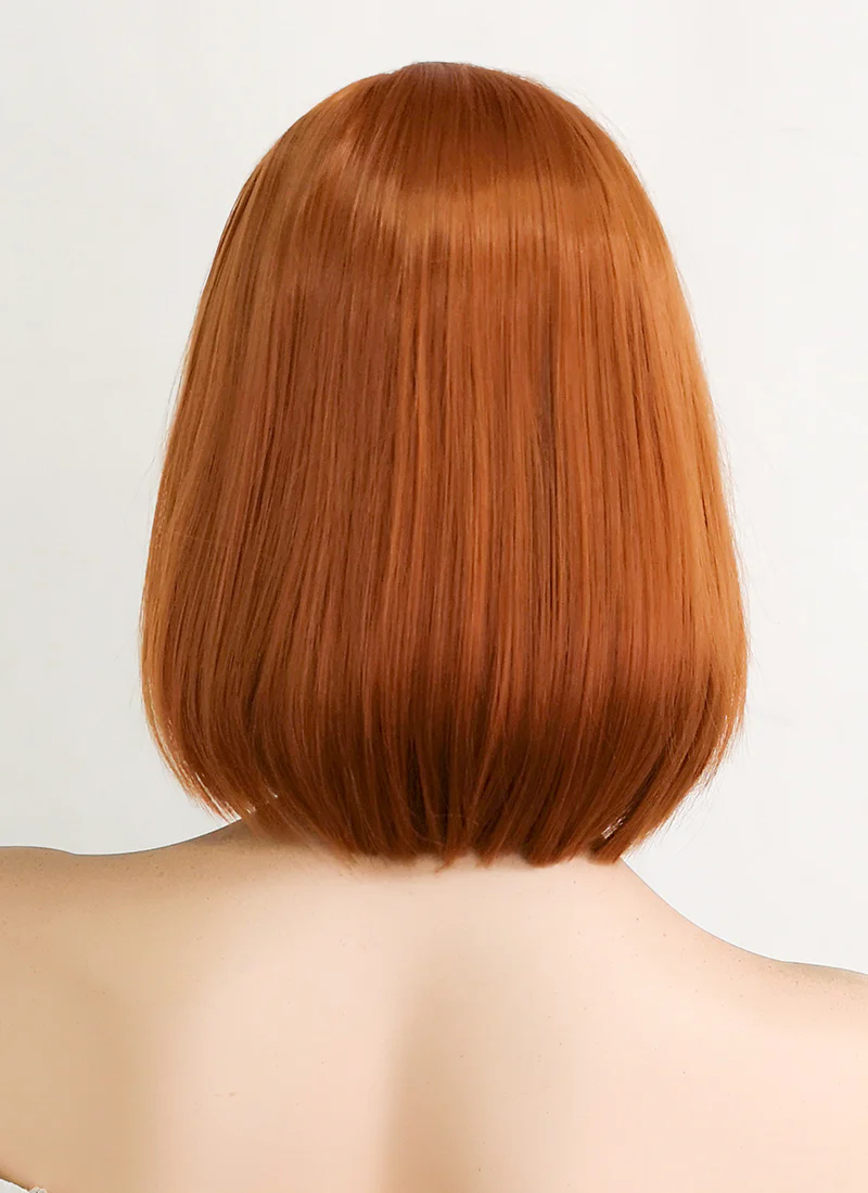 Jujutsu Kaisen Kugisaki Nobara Medium Reddish Orange Cosplay Wig TB1644 - Image 6