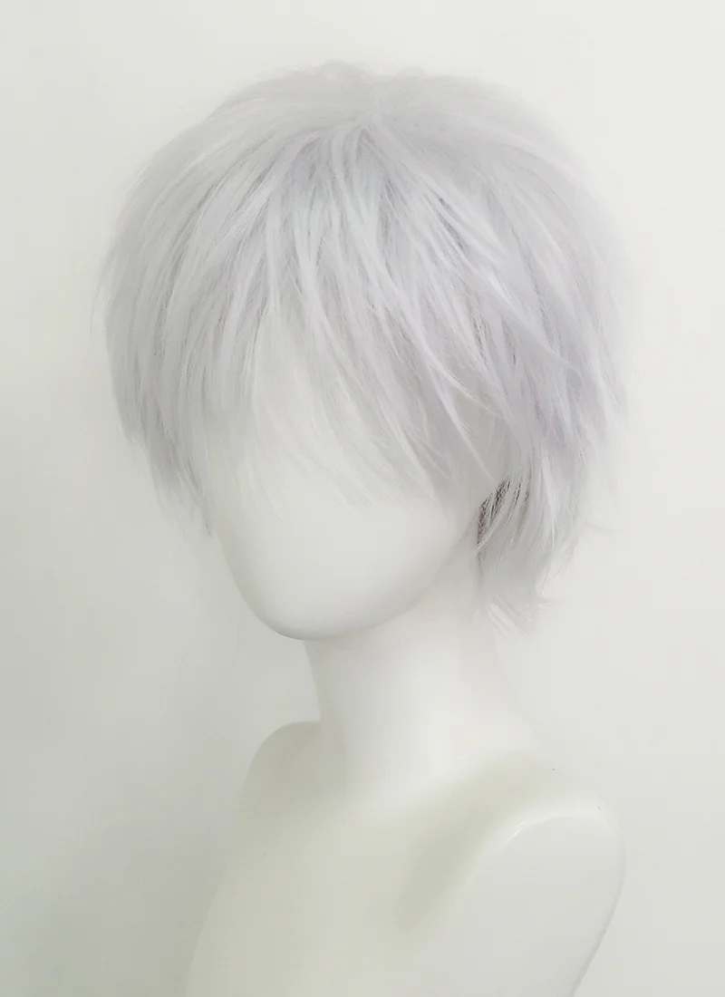 Jujutsu Kaisen Gojo Satoru Short Silver White Cosplay Wig TB1645 - Image 4