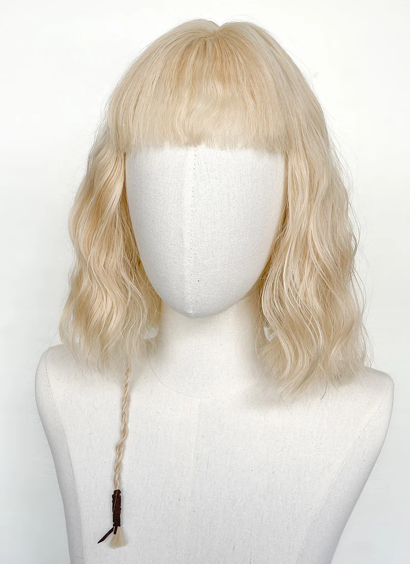 Star Wars Ahsoka Shin Hati Medium Wavy Blonde Cosplay Wig TB1661 - Image 5