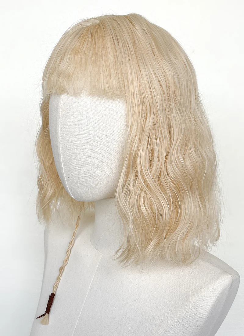 Star Wars Ahsoka Shin Hati Medium Wavy Blonde Cosplay Wig TB1661 - Image 6