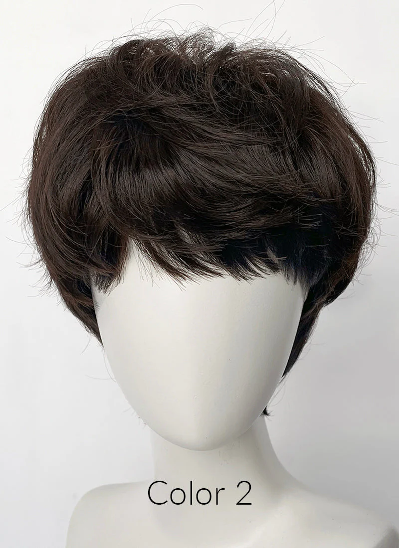 Stranger Things Will Byers Brunette Wavy Synthetic Wig TB1774A - Image 3