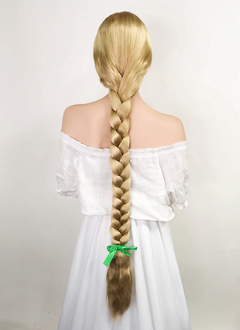 Disney Princess Tangled Rapunzel Long Blonde Cosplay Wig TBZ1162 - Image 7