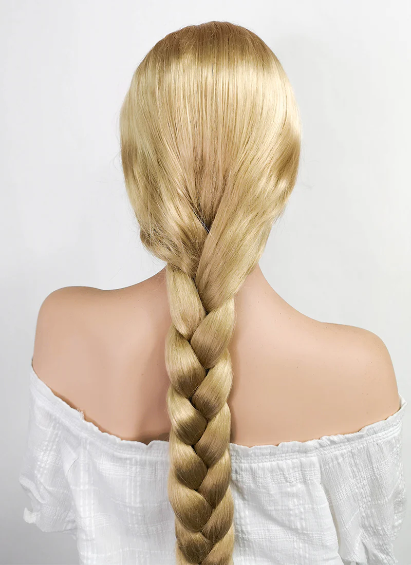 Disney Princess Tangled Rapunzel Long Blonde Cosplay Wig TBZ1162 - Image 8