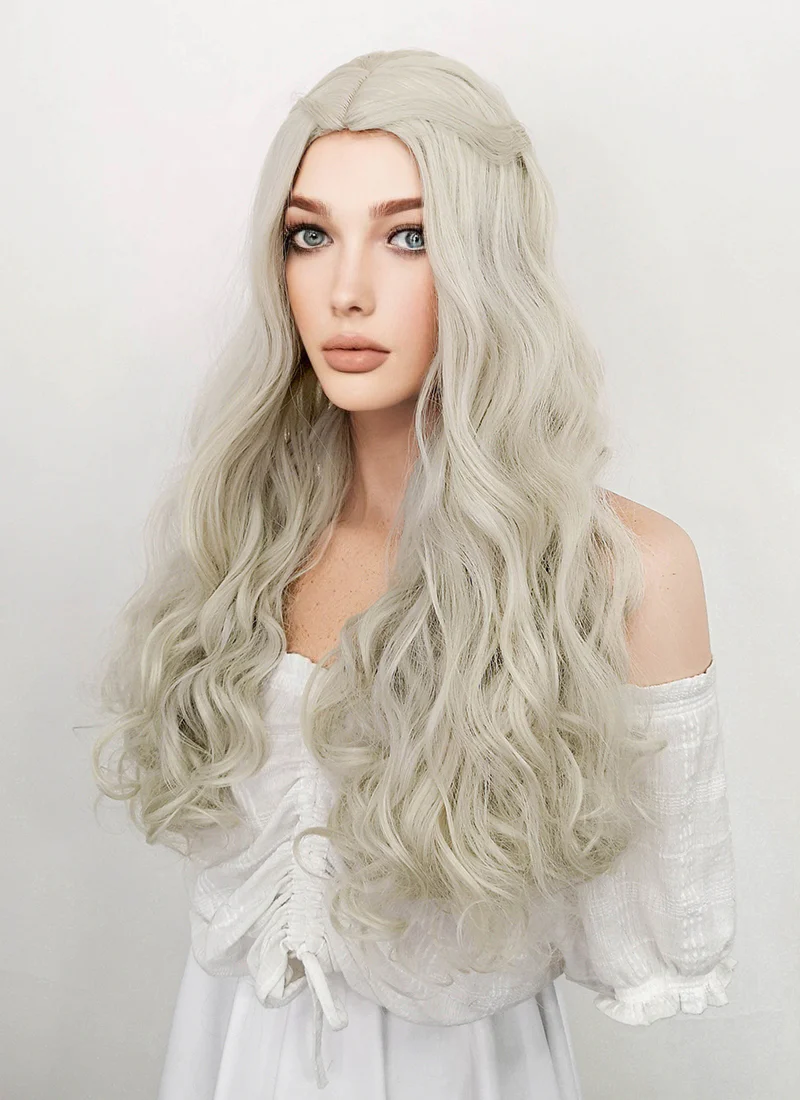 Alice Through the Looking Glass Alice in Wonderland 2 White Queen Cosplay Wig TBZ1164 - Image 4