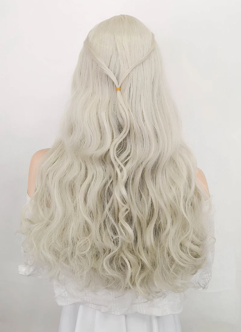 Alice Through the Looking Glass Alice in Wonderland 2 White Queen Cosplay Wig TBZ1164 - Image 5