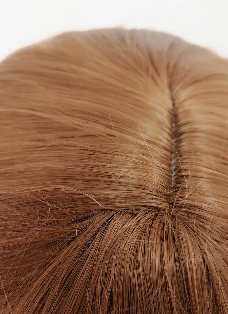 Disney Frozen II Anna Long Brown Cosplay Wig ZB238 - Image 7