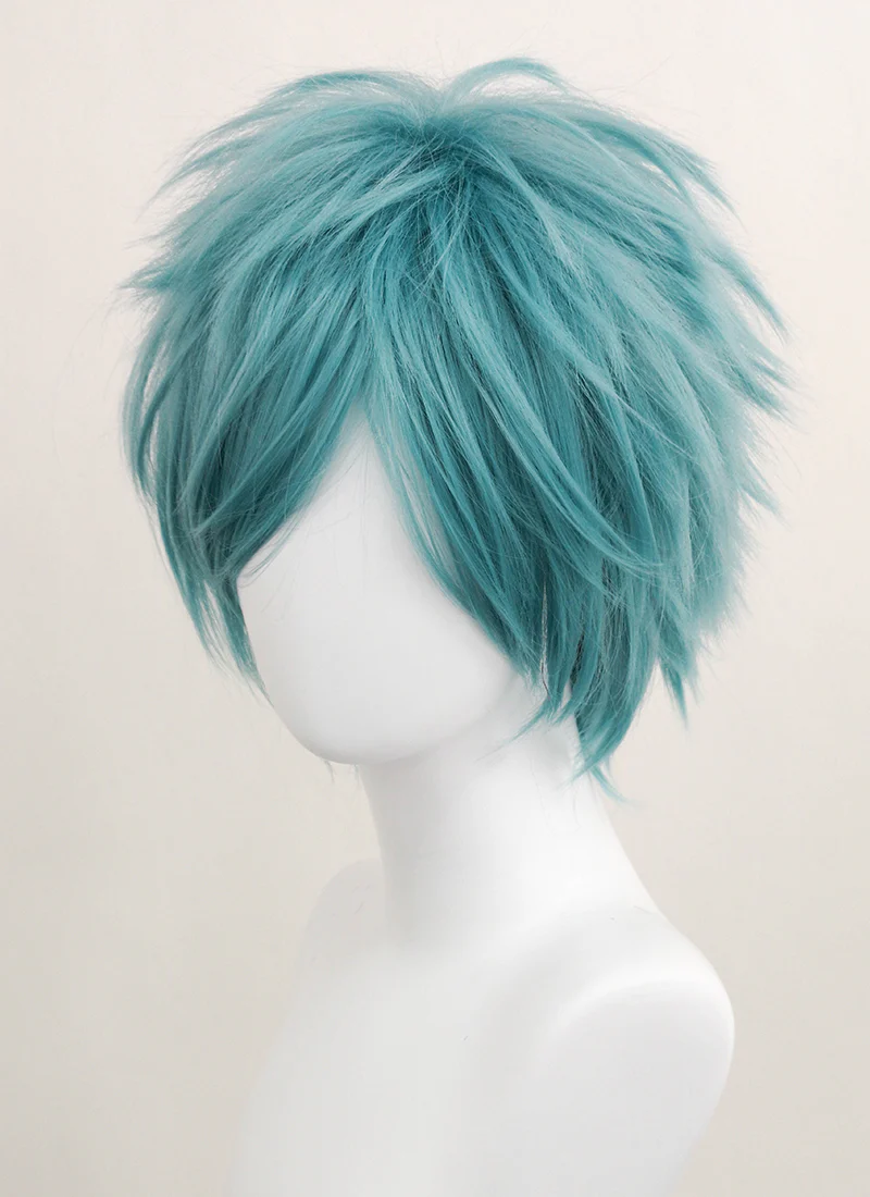 My Hero Academia Tomura Shigaraki Short Wavy Green Anime Cosplay Wig ZB241 - Image 4