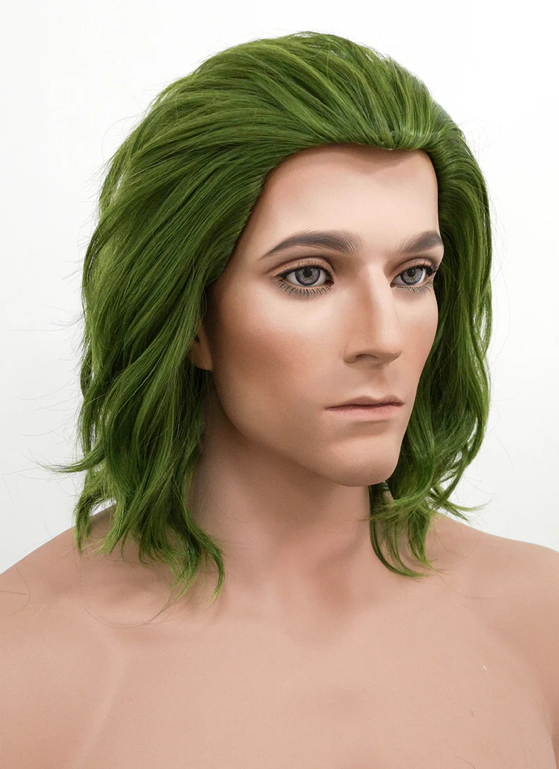 DC Joker Short Wavy Green Anime Cosplay Wig ZB244 - Image 3